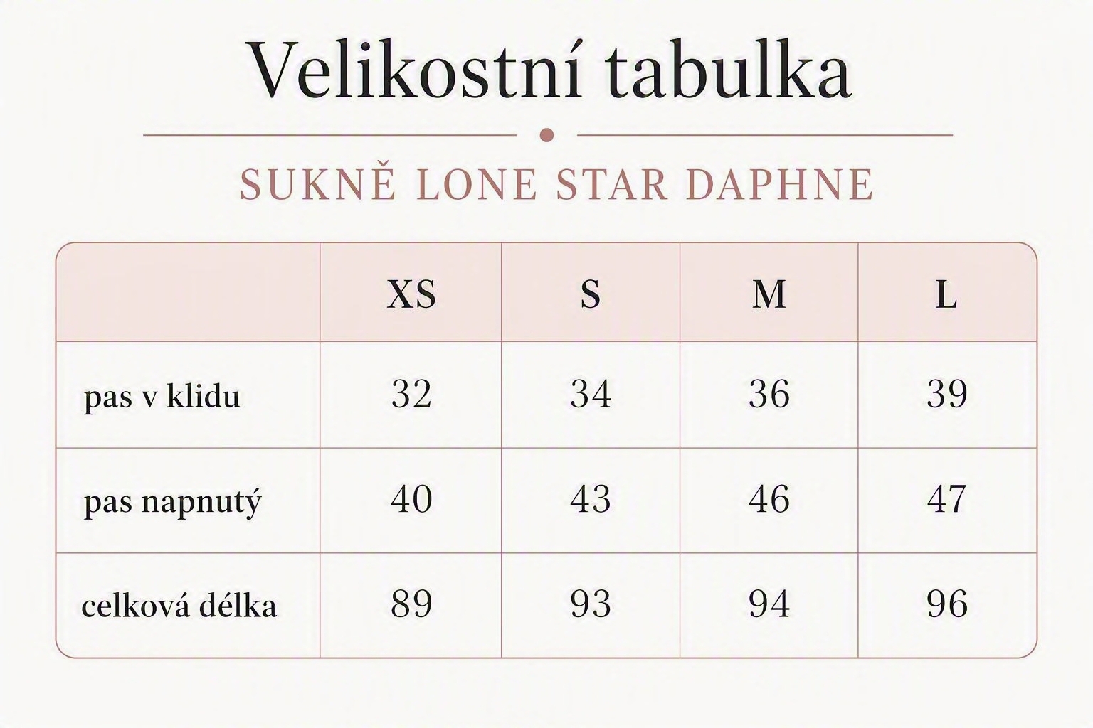 Sukně LONE STAR